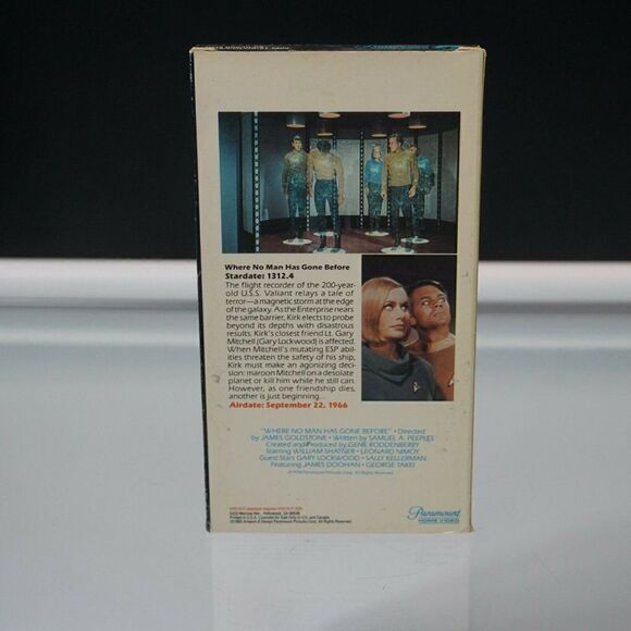 1966 Star Trek Original TV Series VHS Episode 2 Where No Man Has Gone Before - Picture 3 of 7